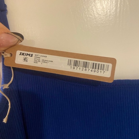 SKIMS Blue Midi Dress - Picture 7 of 10